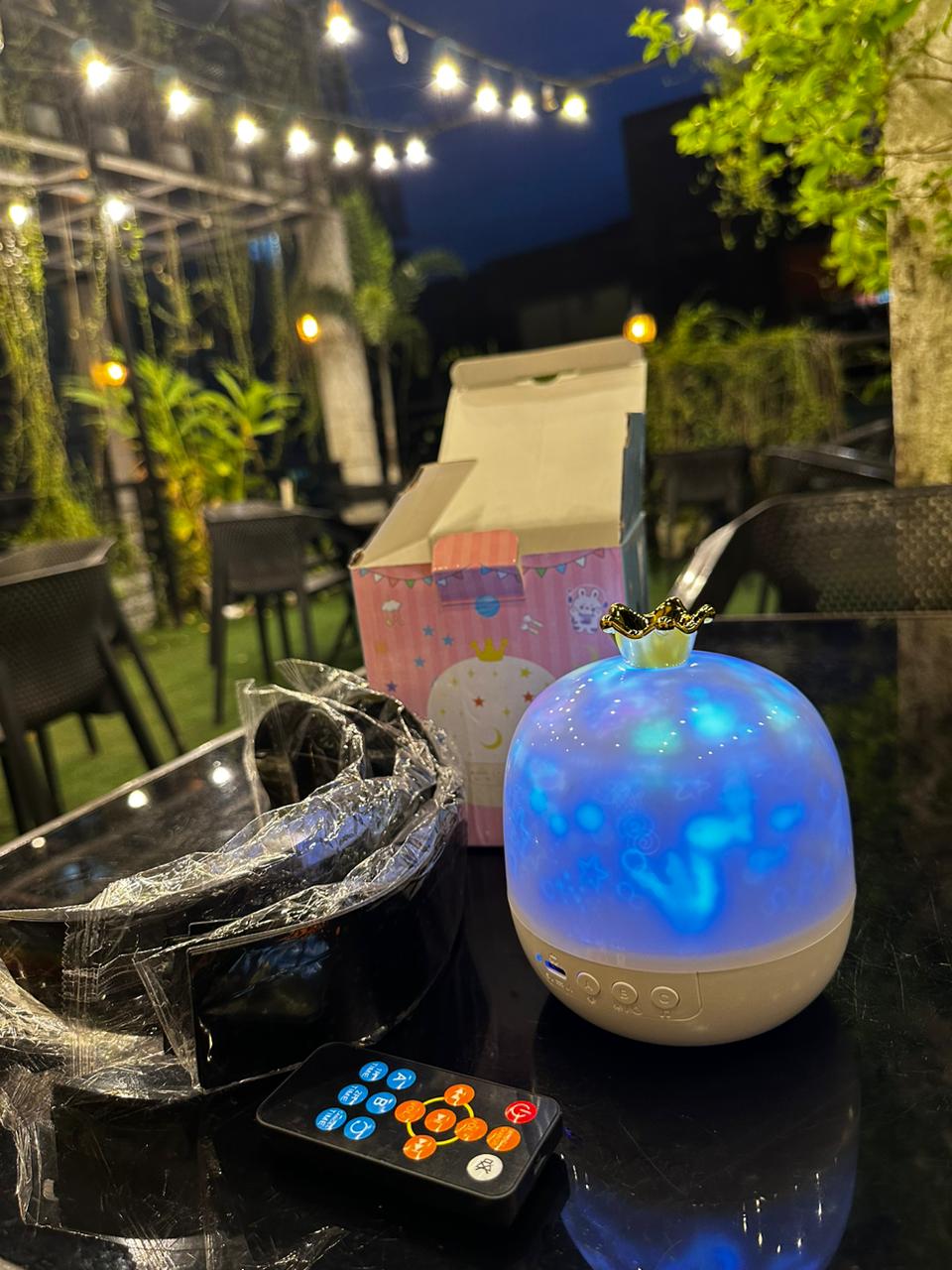 WhatsApp Image 2025-10-04 at 8.39.15 PM (1) Crown Star Projection Lamp & Night Light - Image 5