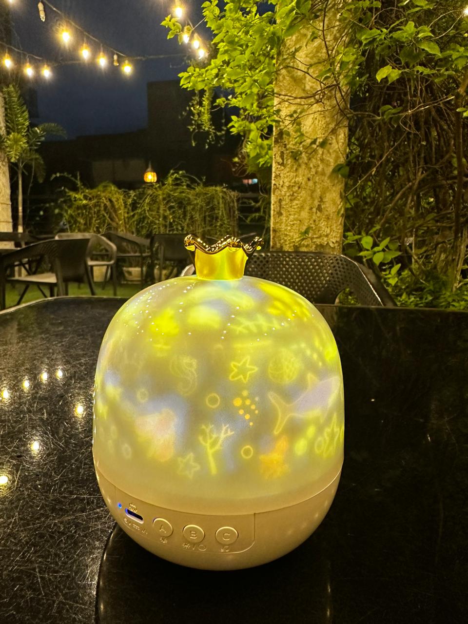 WhatsApp Image 2025-10-04 at 8.39.16 PM (1) Crown Star Projection Lamp & Night Light - Image 3